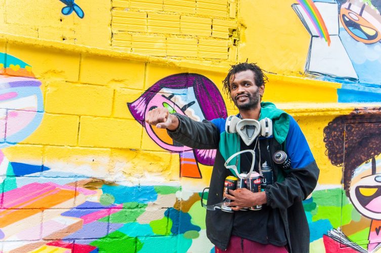 Murais Grajaú – Artista- Odé Fras╞o-1568